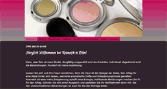 Desktop Screenshot of kosmetik-bilm.de