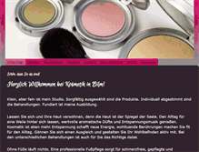 Tablet Screenshot of kosmetik-bilm.de